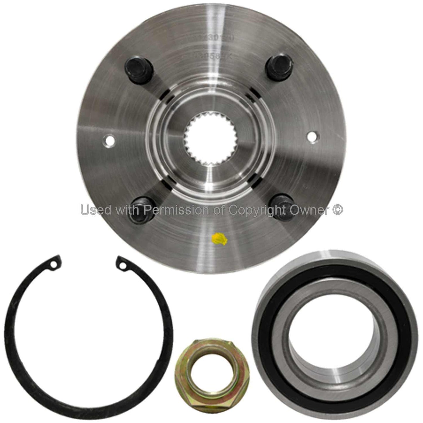 Front View of Front Wheel Hub Repair Kit MPA WH930589K