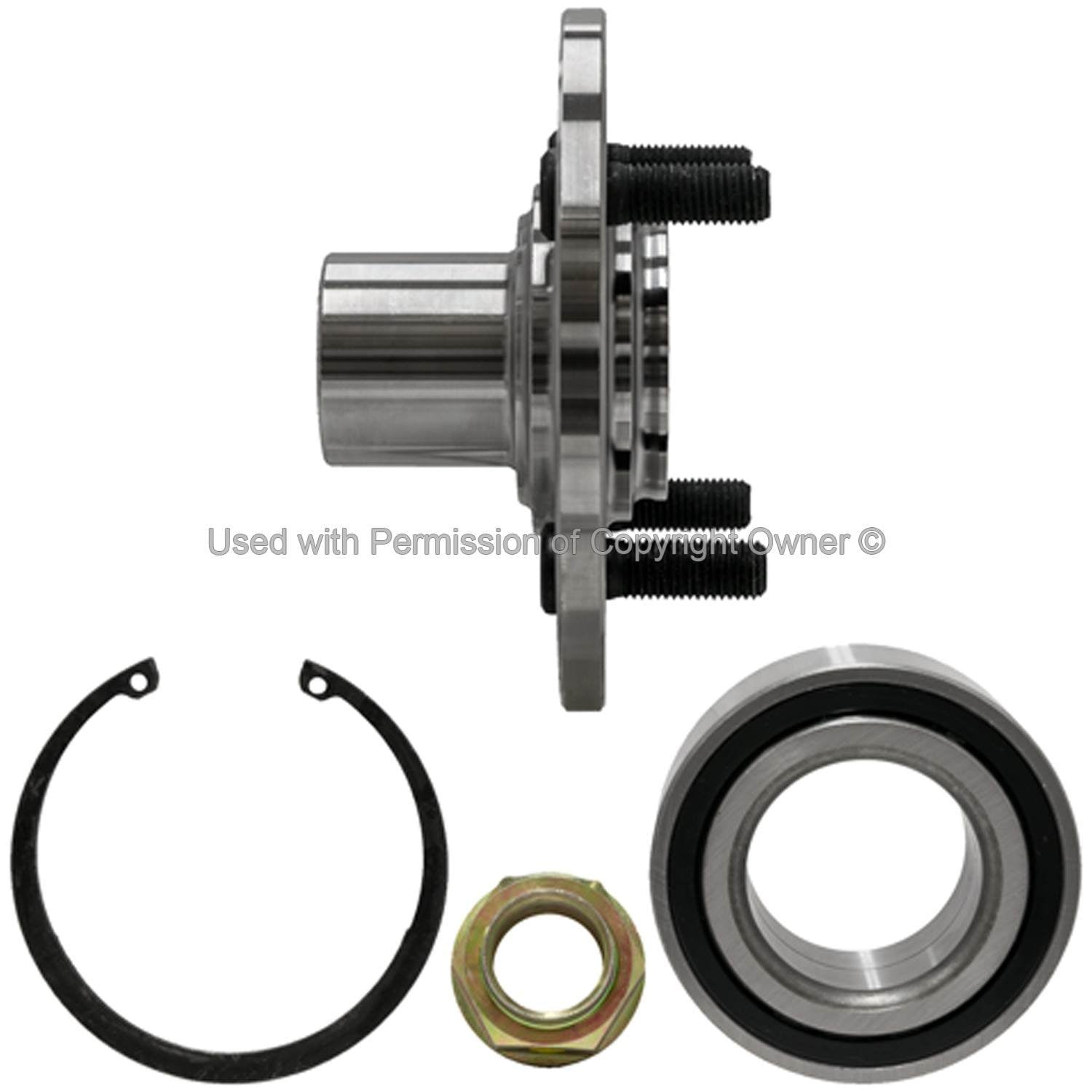 Side View of Front Wheel Hub Repair Kit MPA WH930589K