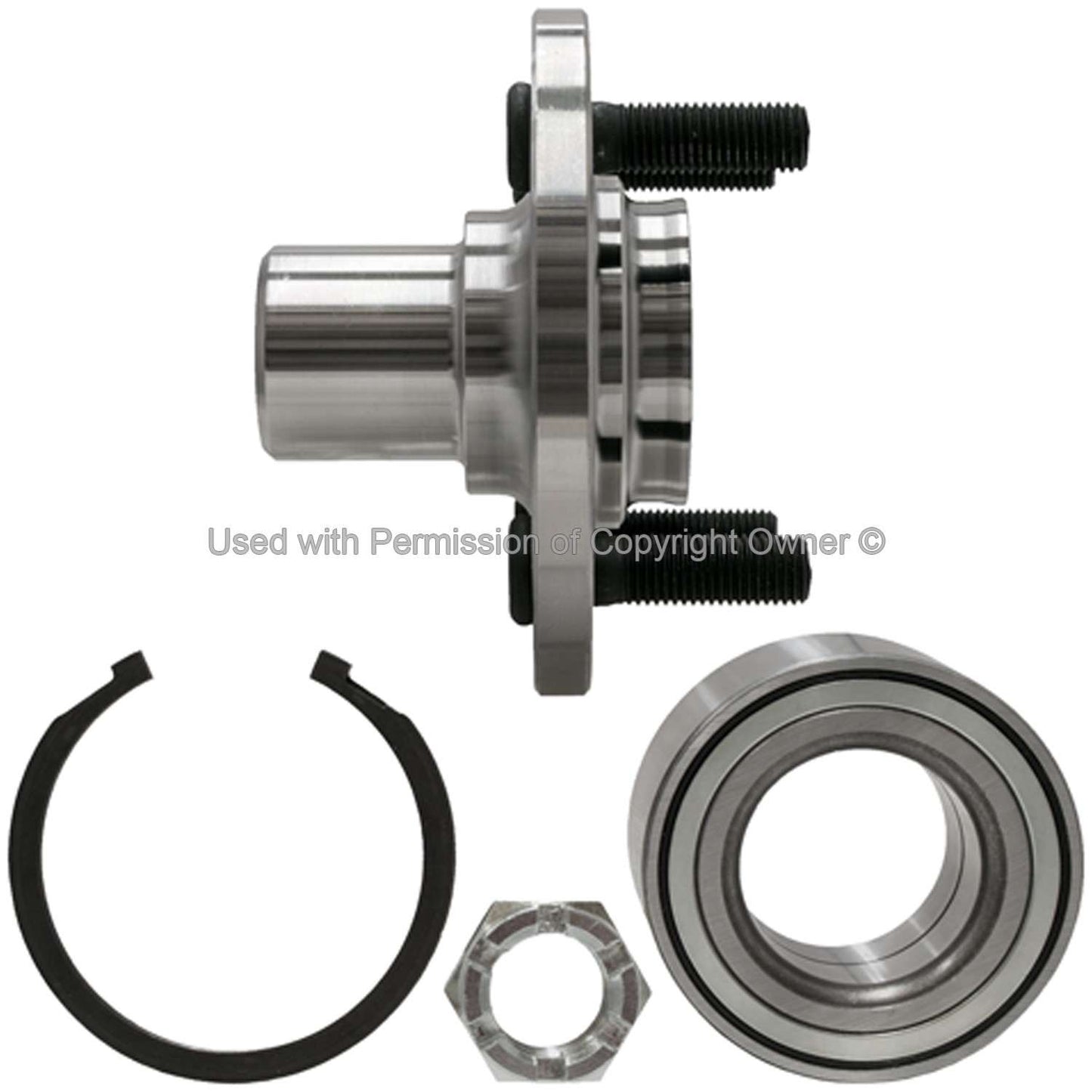 Side View of Front Wheel Hub Repair Kit MPA WH930592K