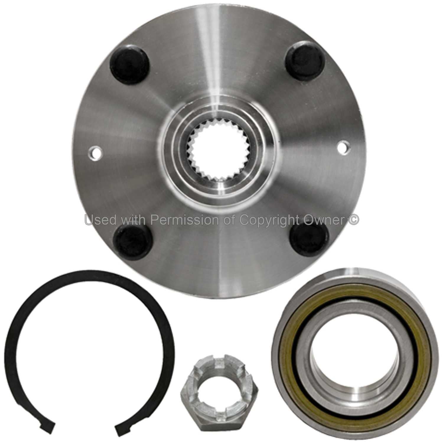 Back View of Front Wheel Hub Repair Kit MPA WH930594K