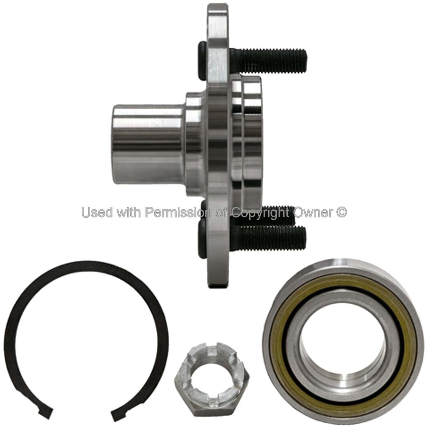 Side View of Front Wheel Hub Repair Kit MPA WH930594K