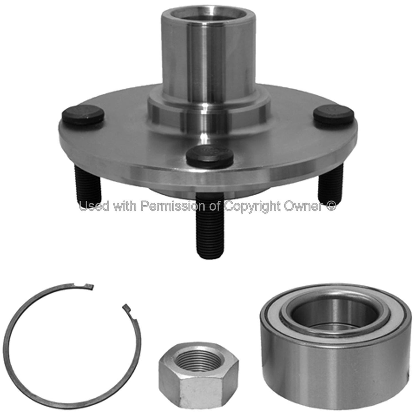 Angle View of Front Wheel Hub Repair Kit MPA WH930705K