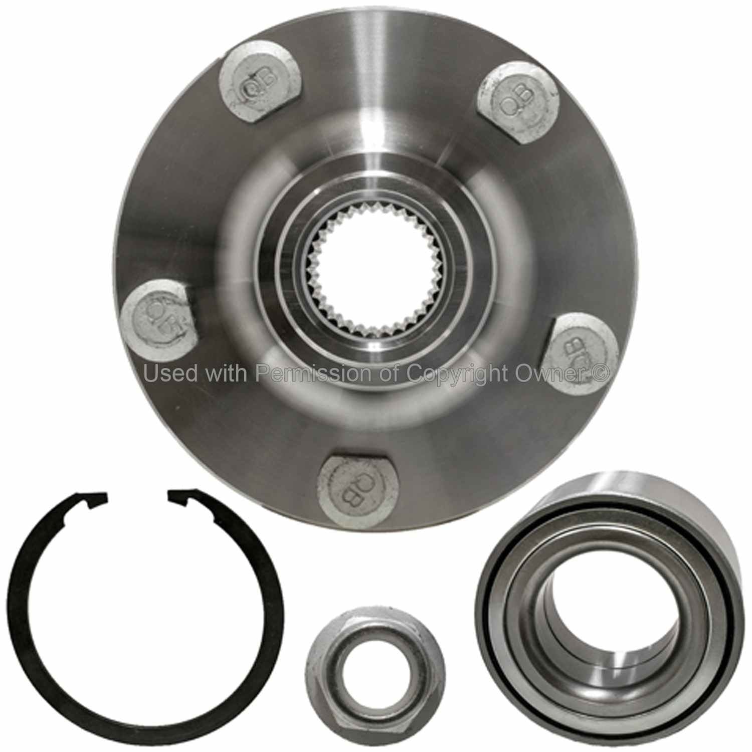 Back View of Front Wheel Hub Repair Kit MPA WH930876K