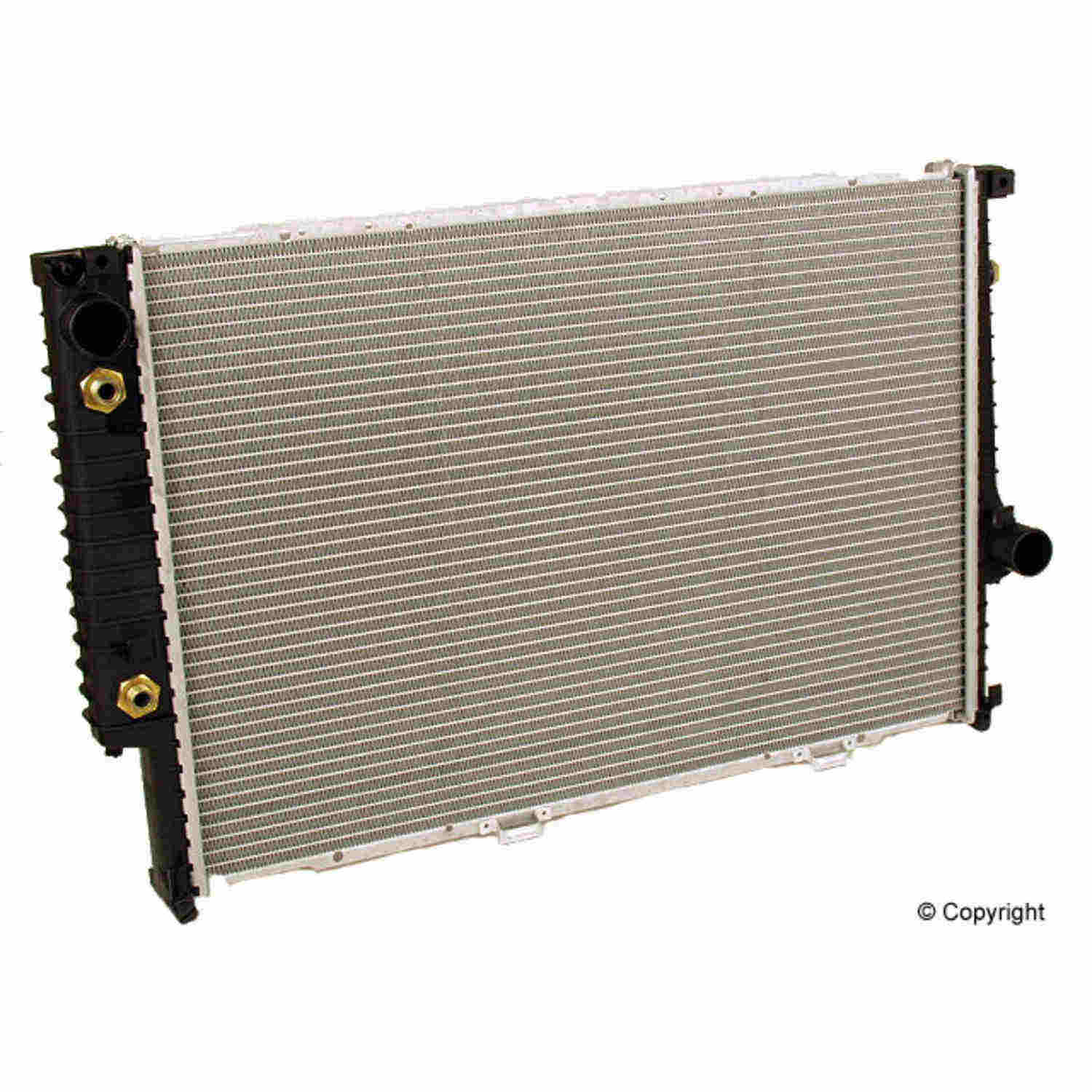 Front View of Radiator NISSENS 60748A