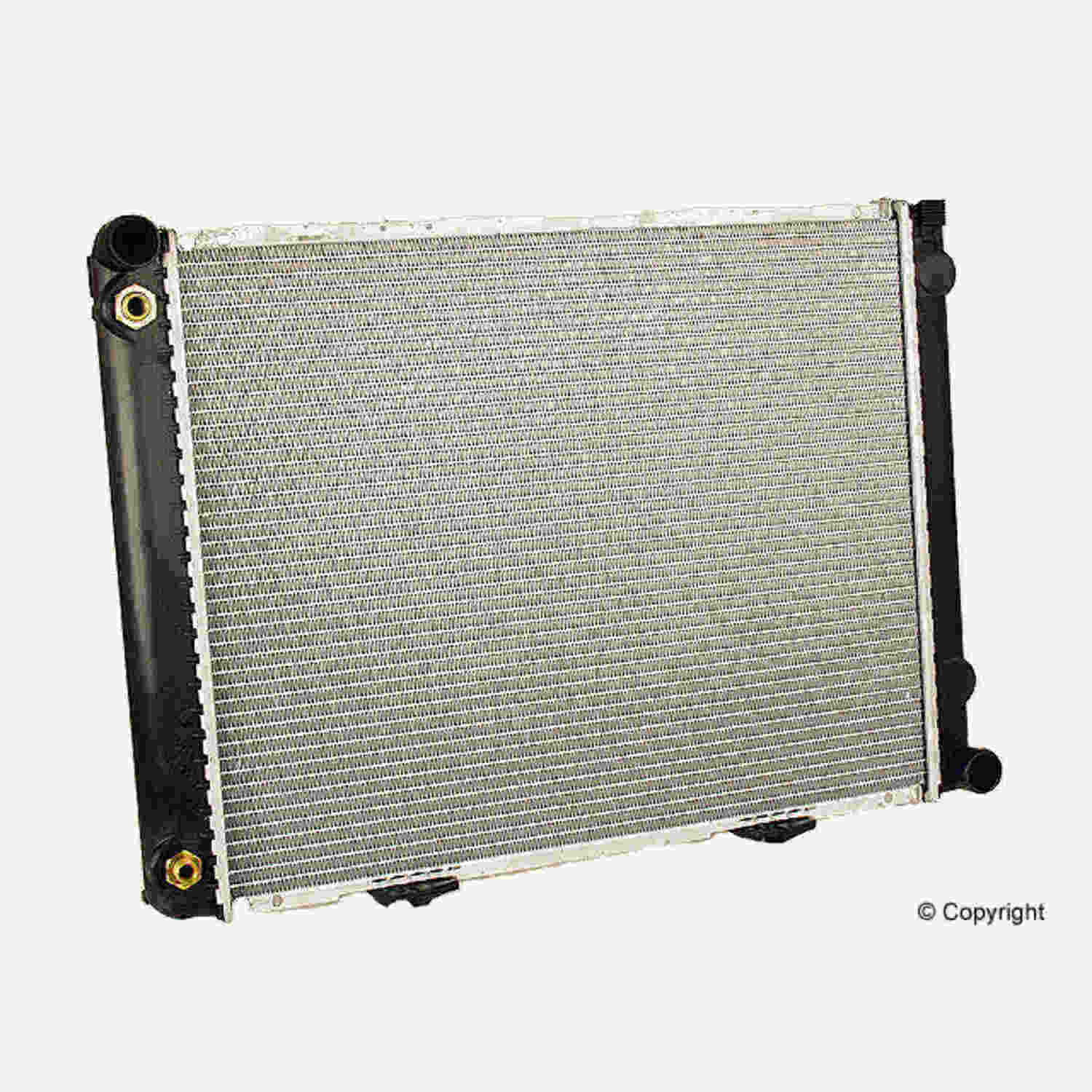 Front View of Radiator NISSENS 62734A