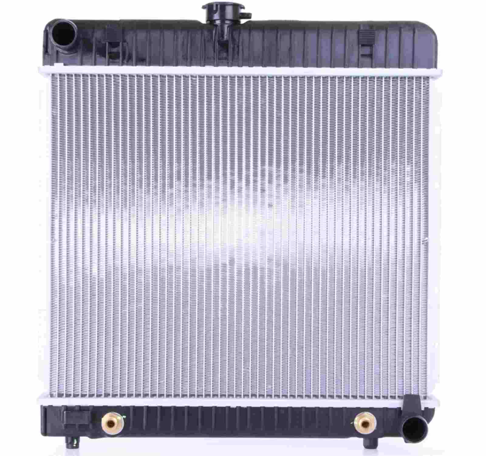 Angle View of Front Radiator NISSENS 62740