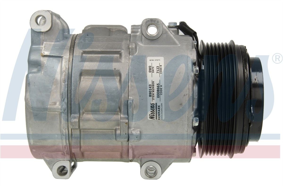 Right View of A/C Compressor NISSENS 890143