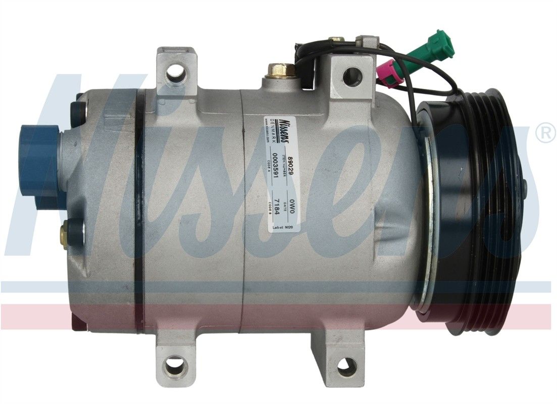 Right View of A/C Compressor NISSENS 89029