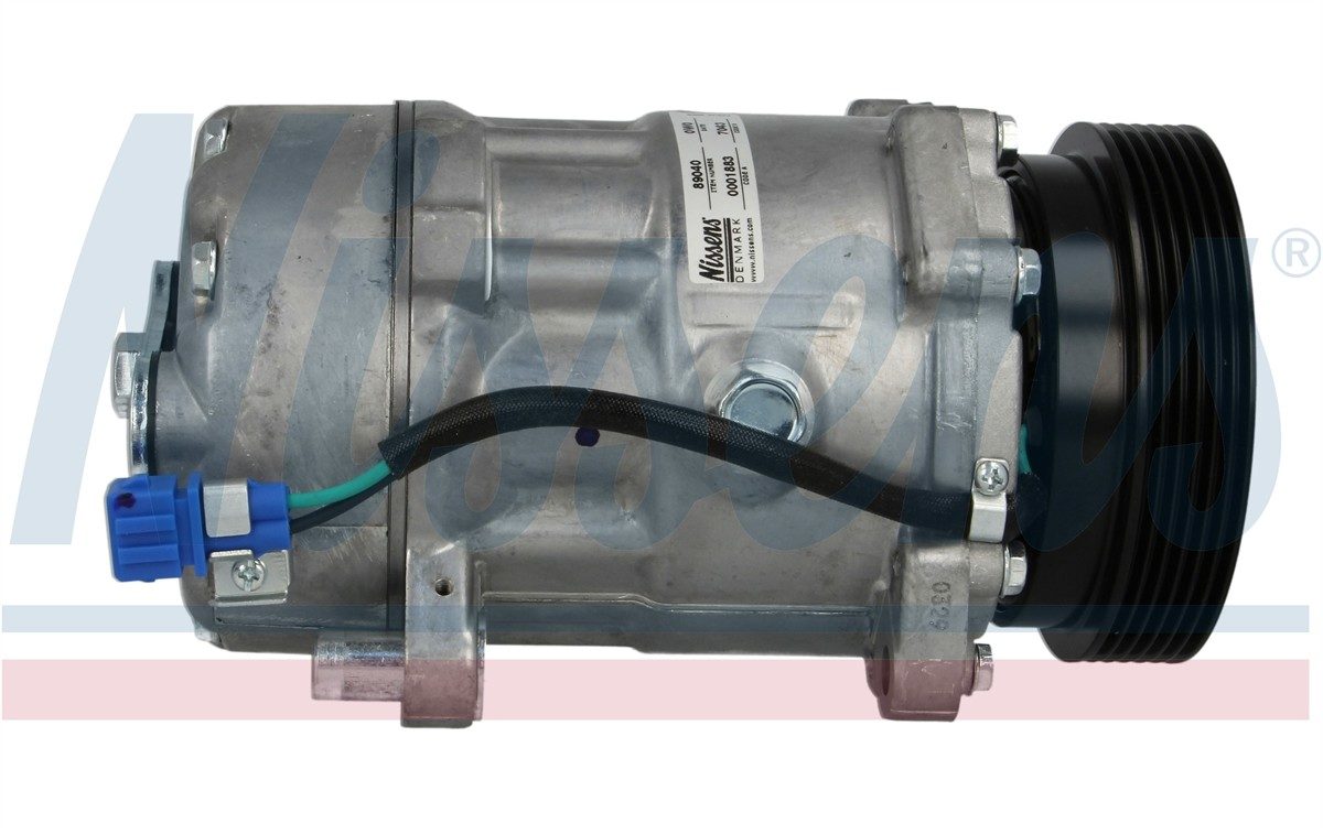 Right View of A/C Compressor NISSENS 89040