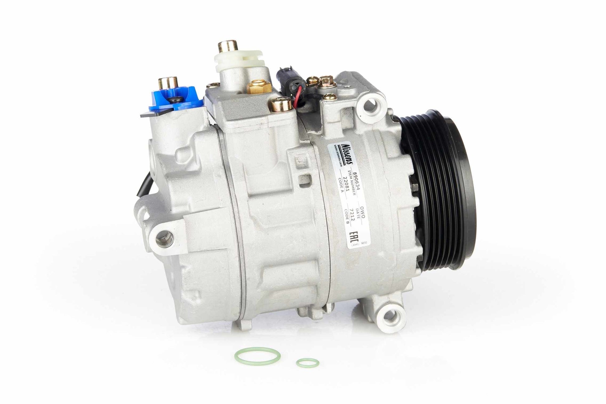 Right View of A/C Compressor NISSENS 890634