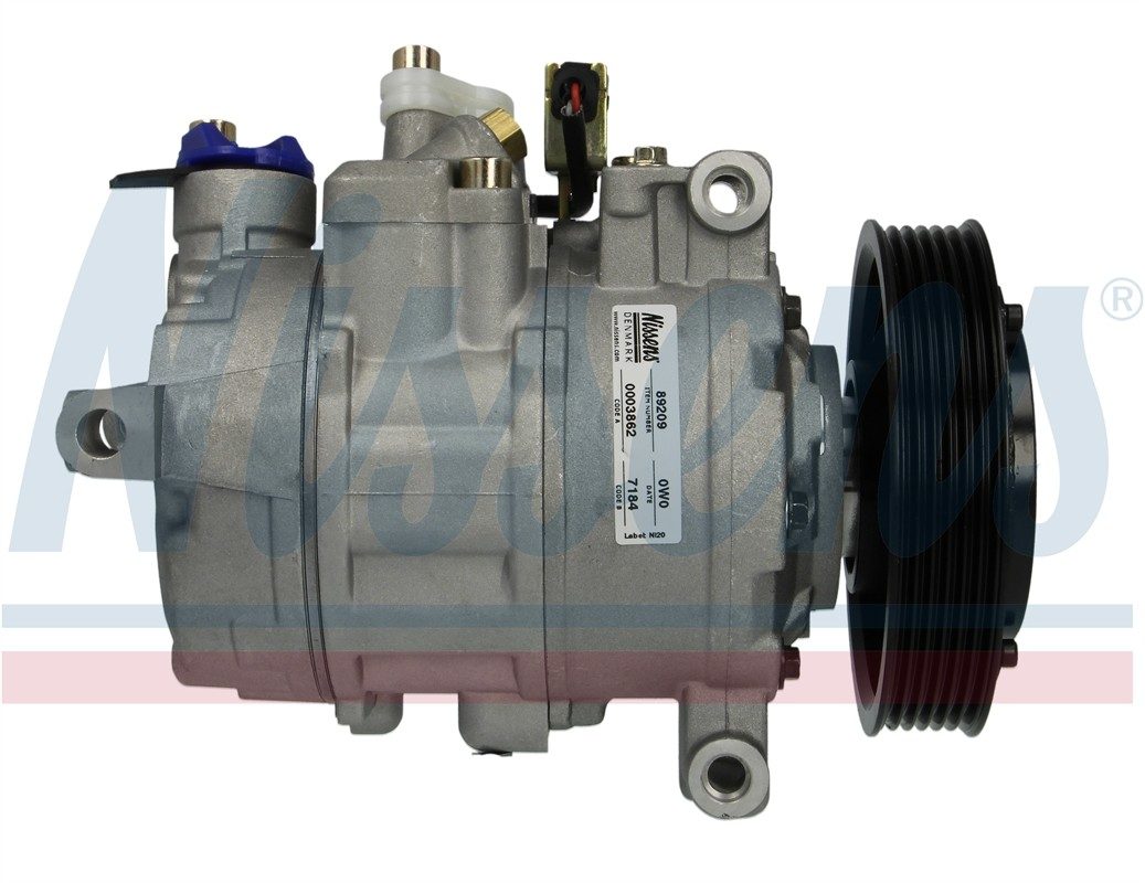 Right View of A/C Compressor NISSENS 89209