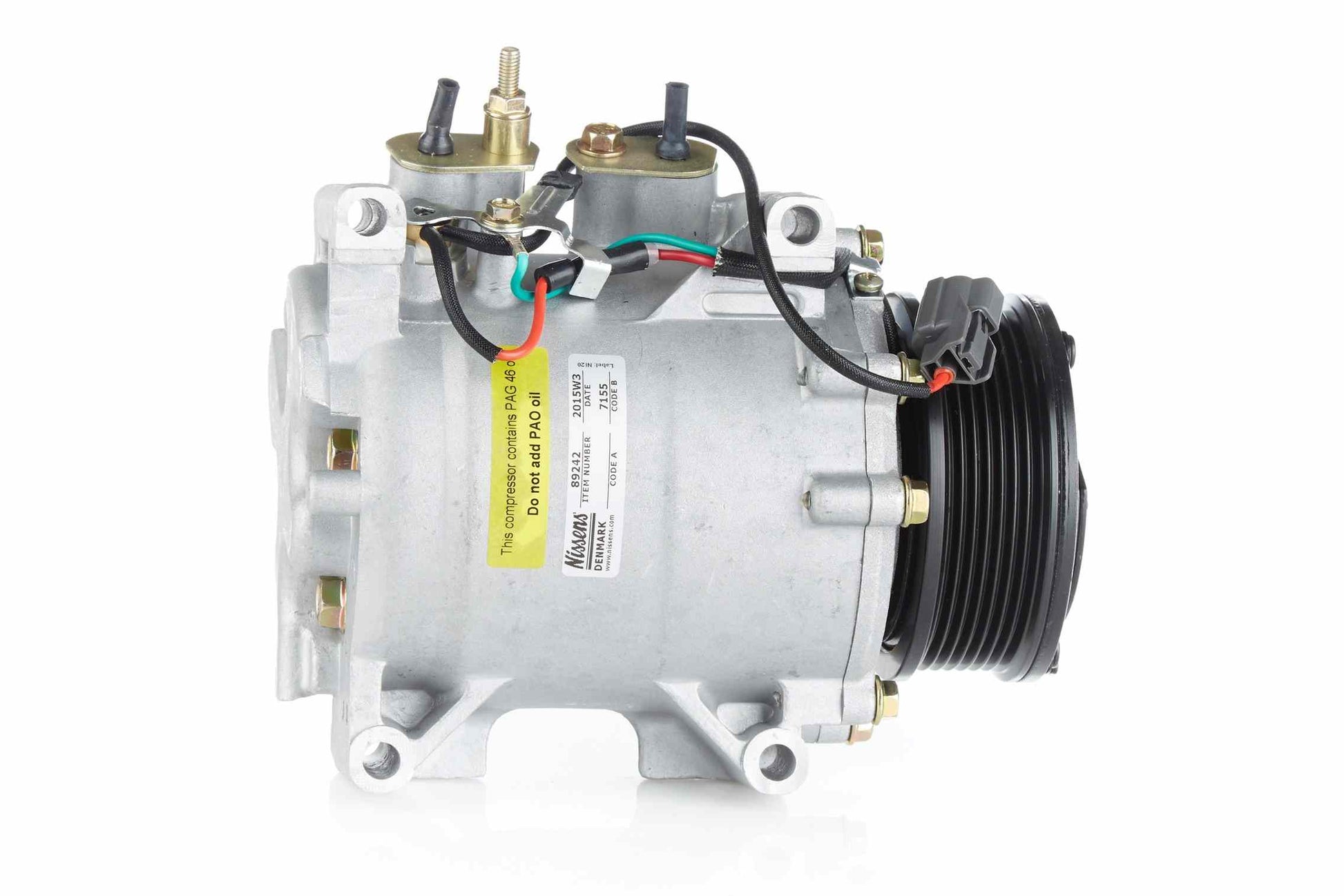 Right View of A/C Compressor NISSENS 89242