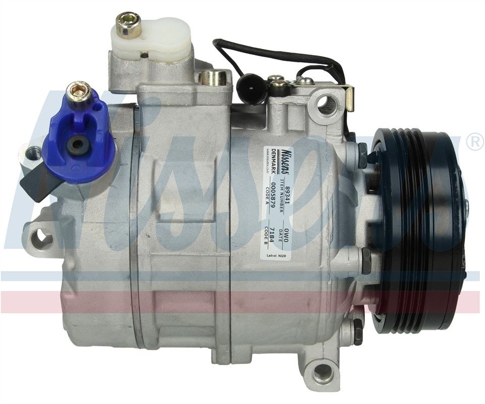 Right View of A/C Compressor NISSENS 89341