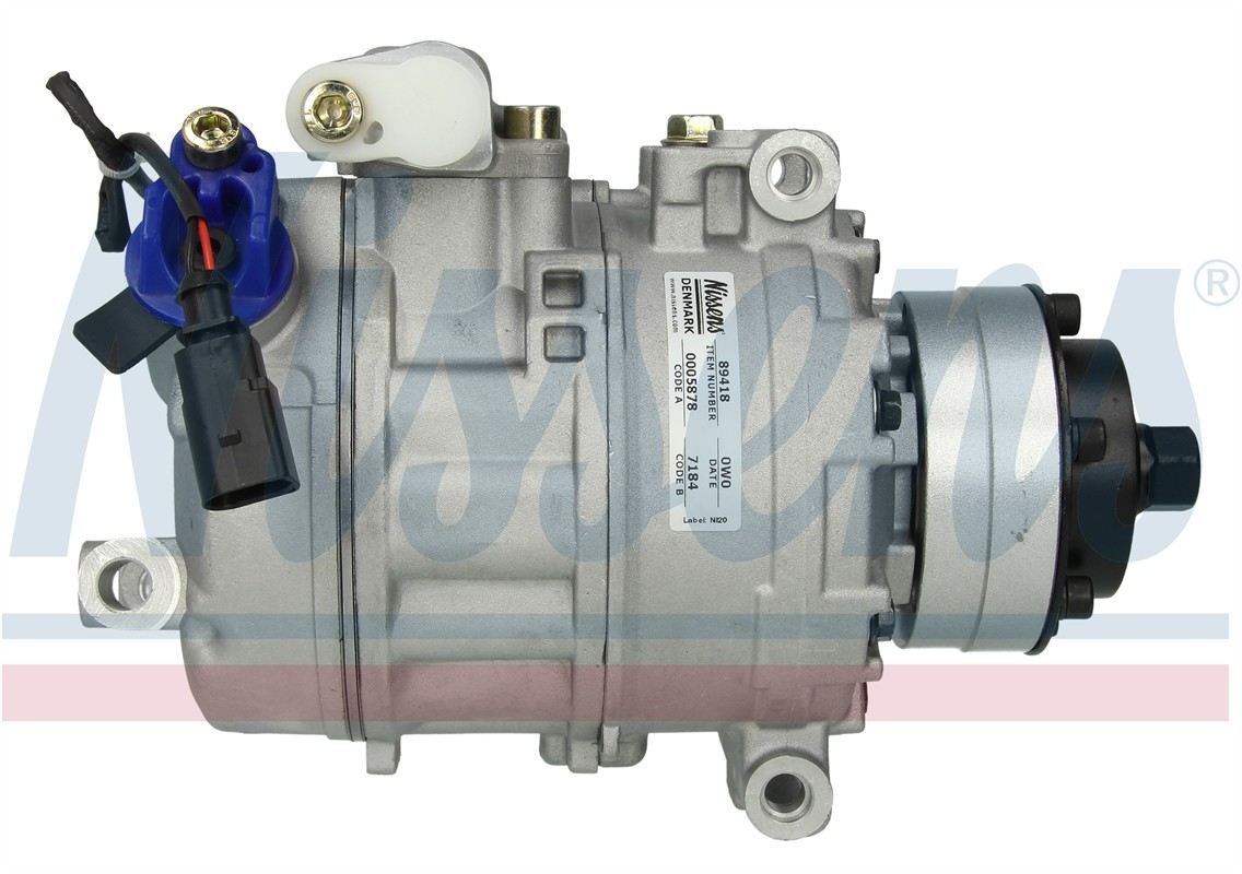 Right View of A/C Compressor NISSENS 89418