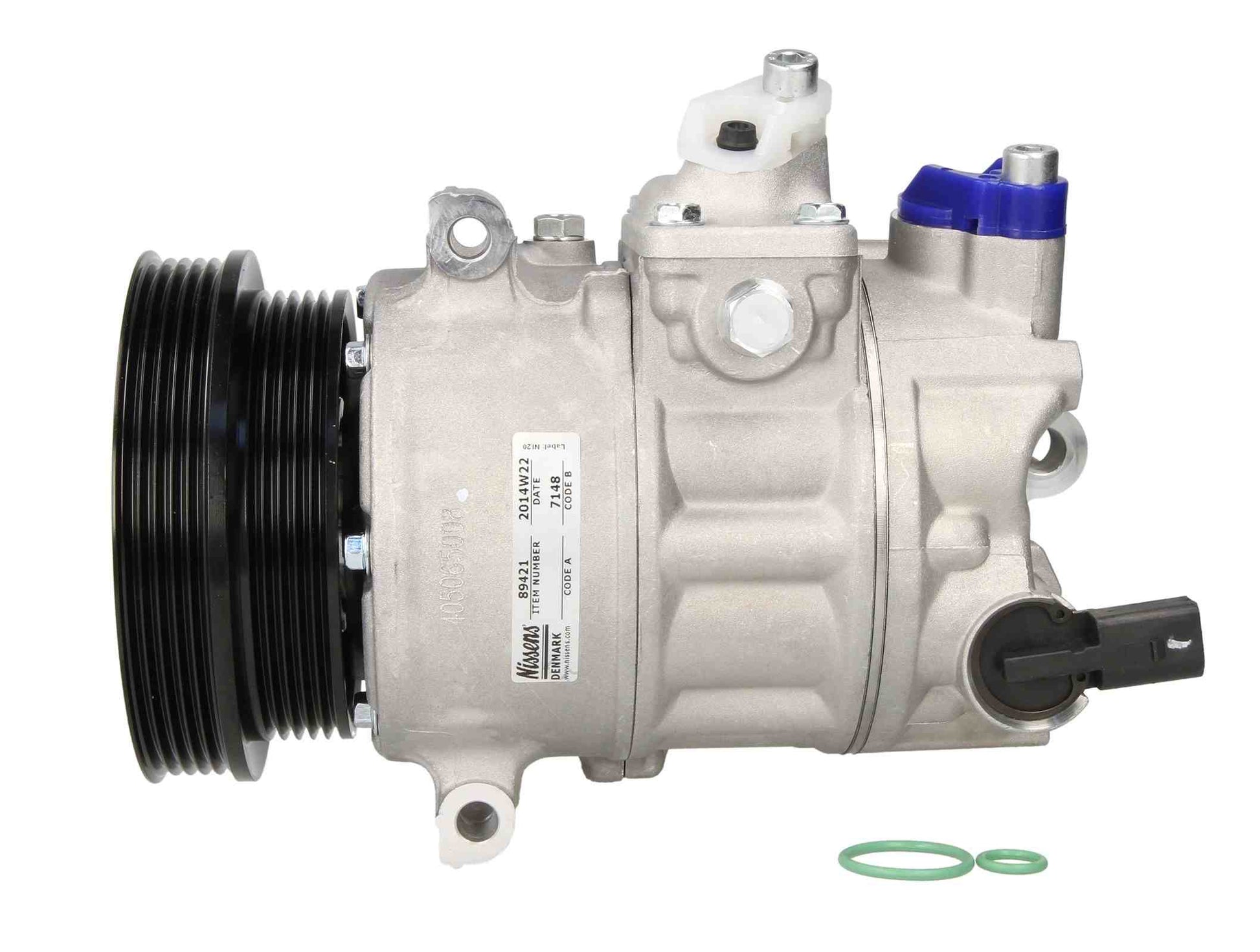 Front View of A/C Compressor NISSENS 89421