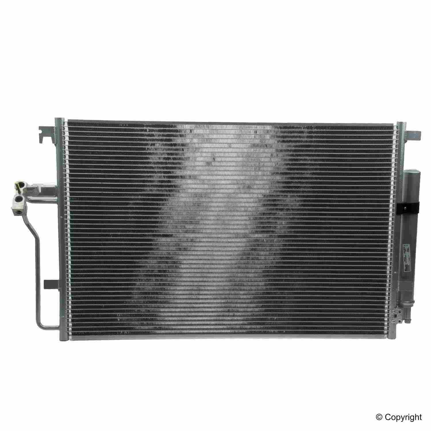 Top View of Front A/C Condenser NISSENS 94917