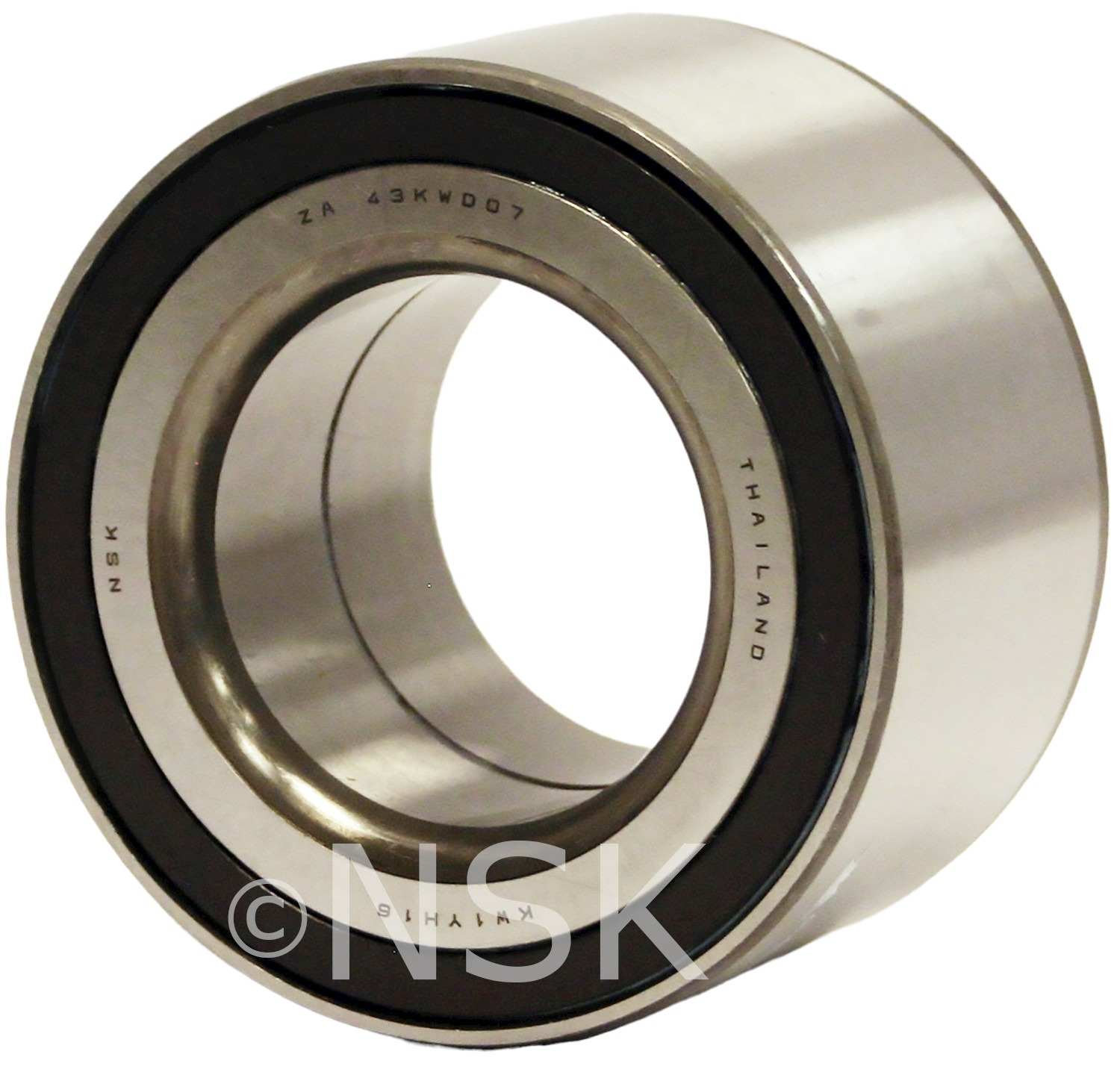 Front View of Front Wheel Bearing NSK 43KWD07