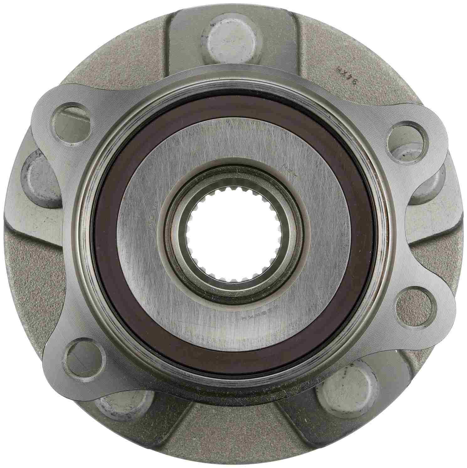 Top View of Front Wheel Bearing and Hub Assembly NSK 62BWKH10