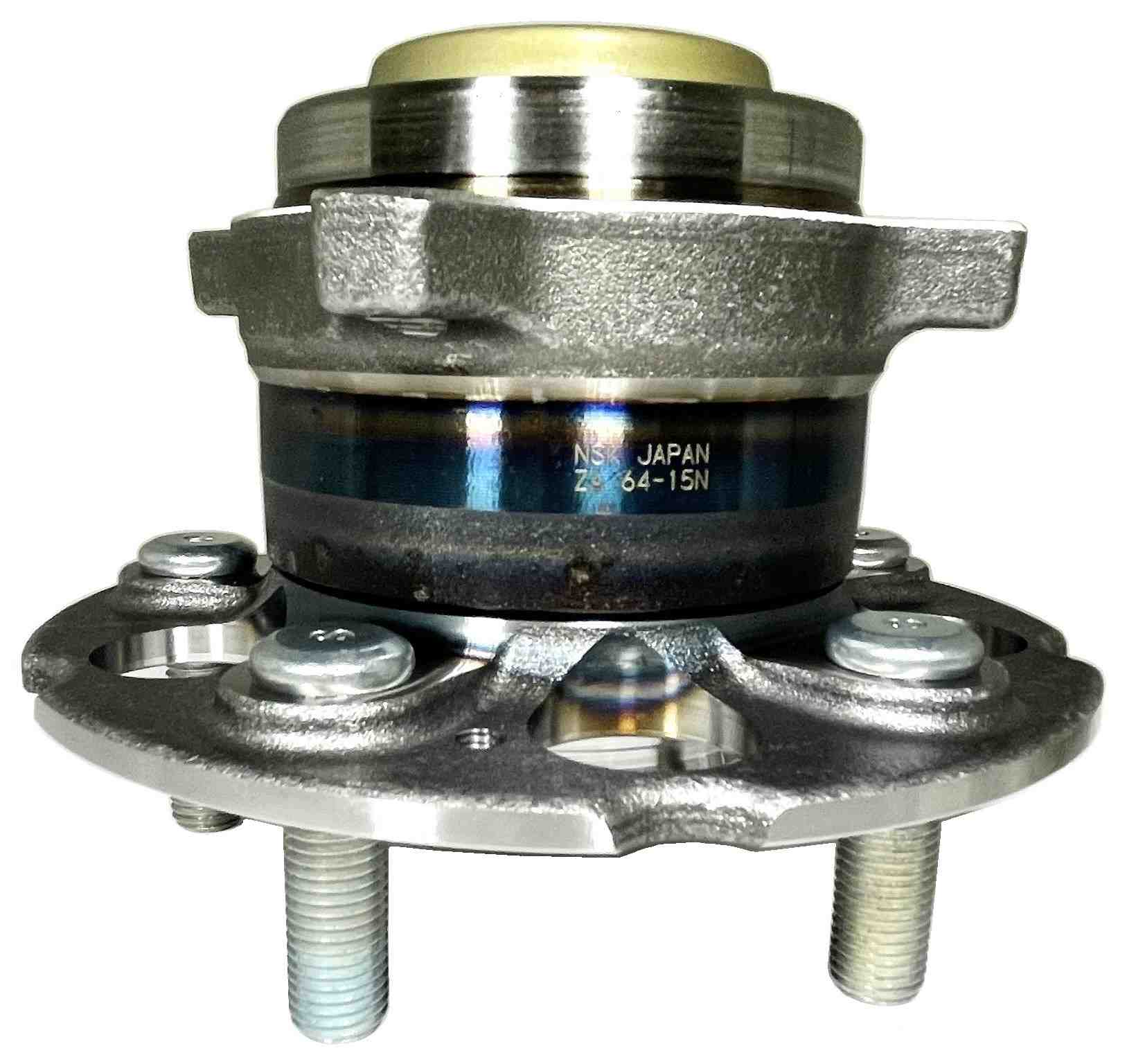 Side View of Rear Wheel Bearing and Hub Assembly NSK 64BWKH15