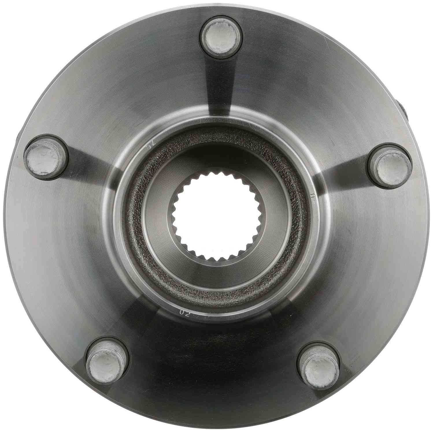 Bottom View of Front Wheel Bearing and Hub Assembly NSK 68BWKH19