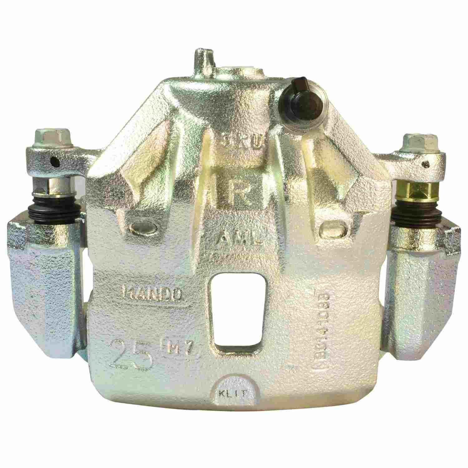 Bottom View of Front Left Disc Brake Caliper MANDO 16A5218