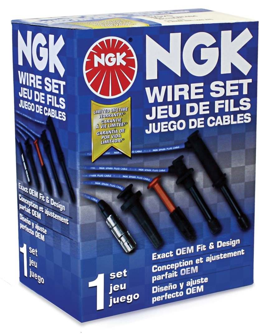 Package View of Spark Plug Wire Set NGK 3877