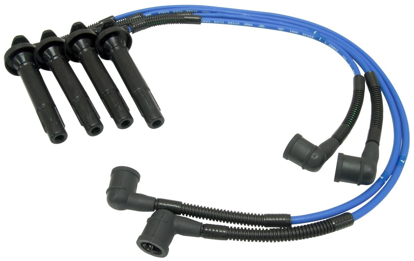 Front View of Spark Plug Wire Set NGK 55004