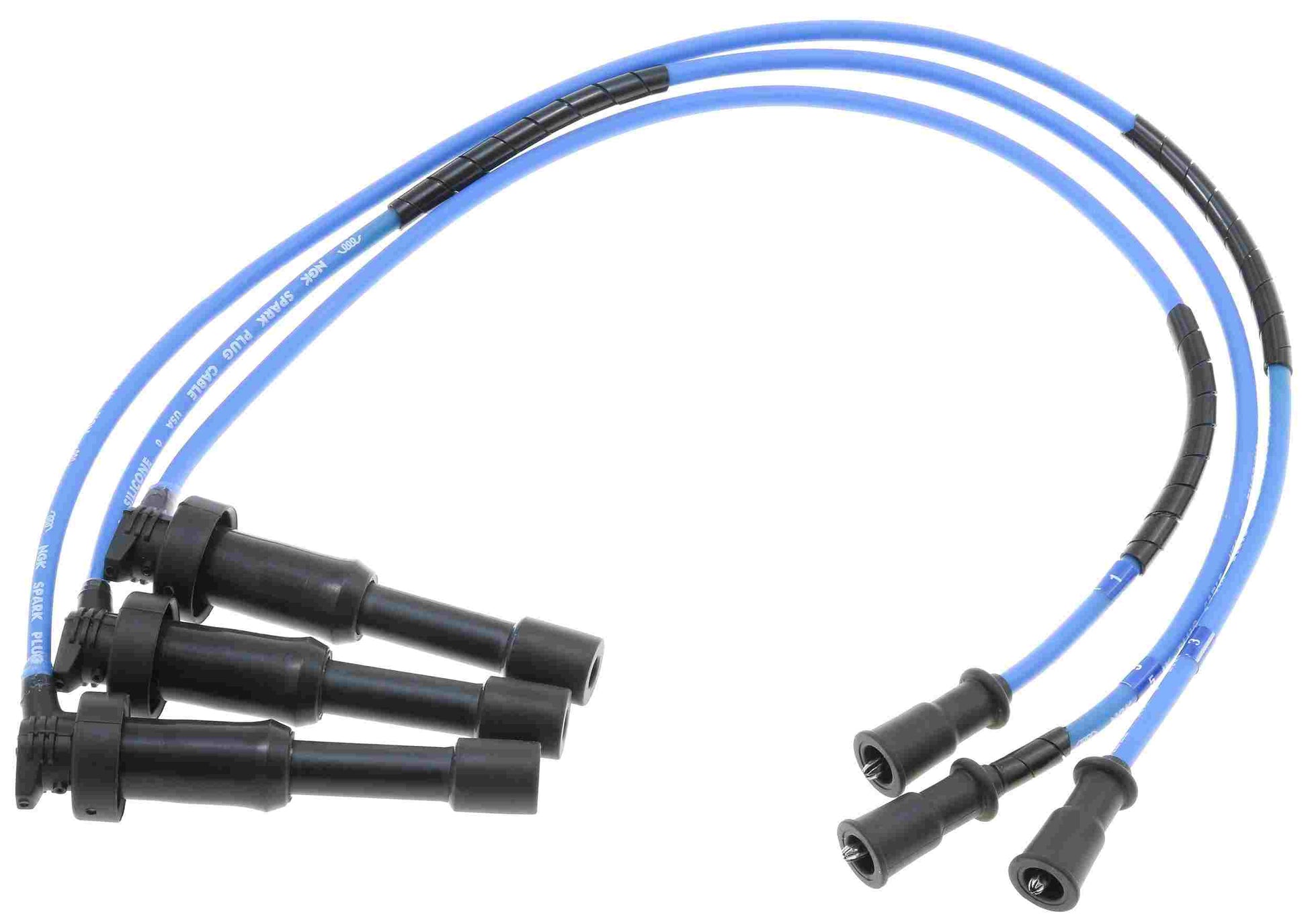 Front View of Spark Plug Wire Set NGK 56004