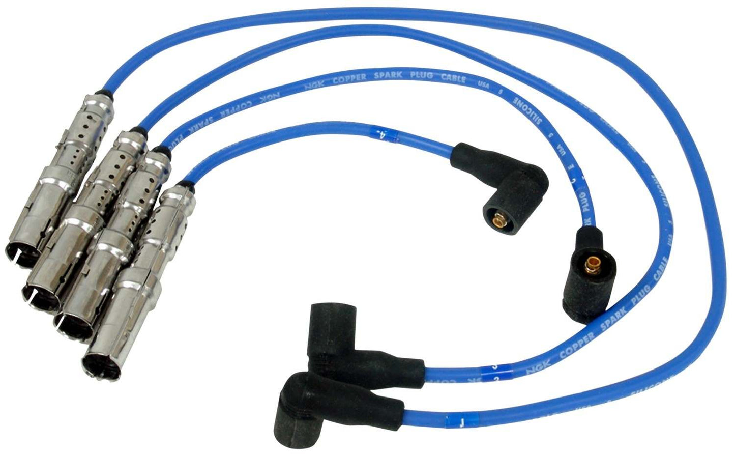 Front View of Spark Plug Wire Set NGK 57021