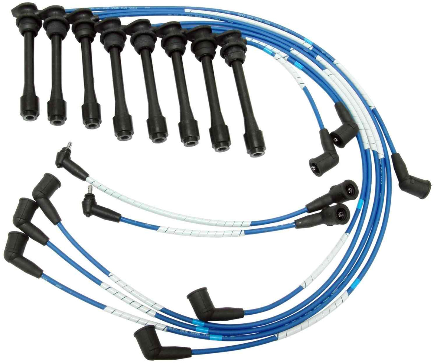 Front View of Spark Plug Wire Set NGK 6403