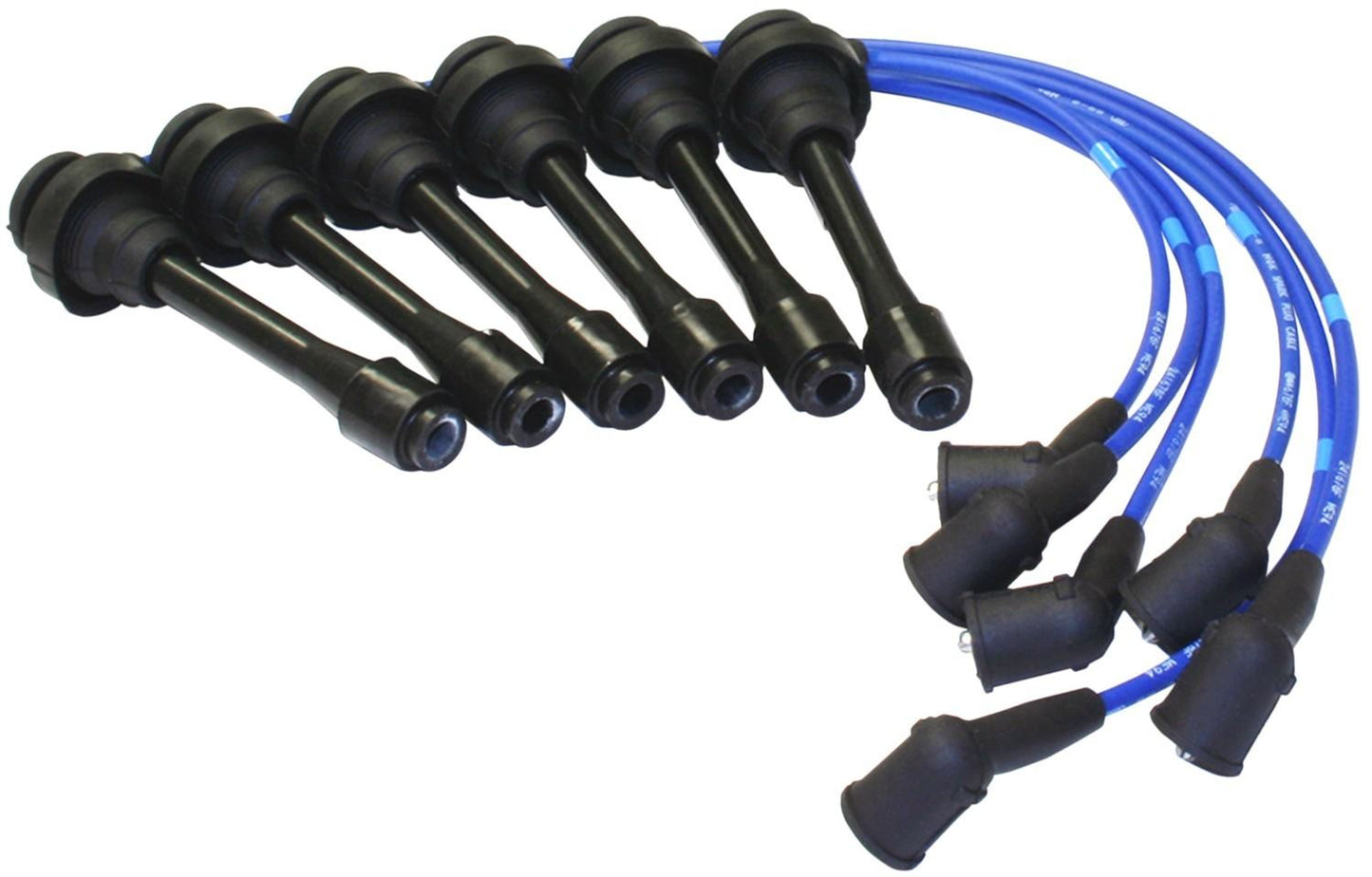 Front View of Spark Plug Wire Set NGK 7005