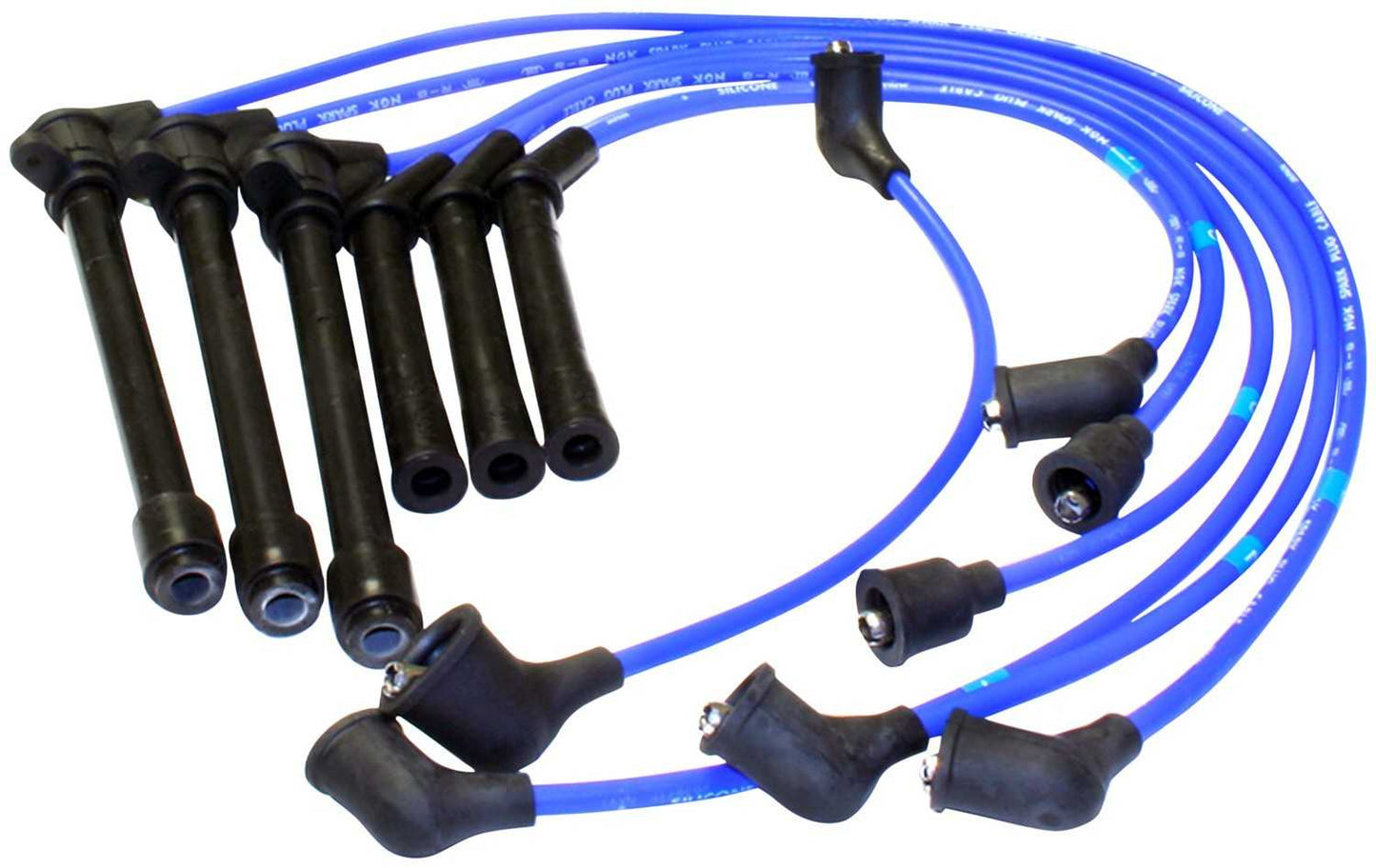 Front View of Spark Plug Wire Set NGK 9090