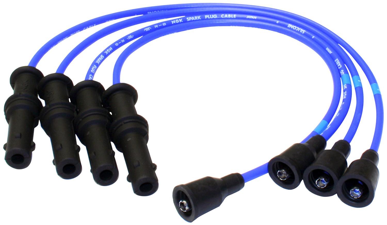 Front View of Spark Plug Wire Set NGK 9126