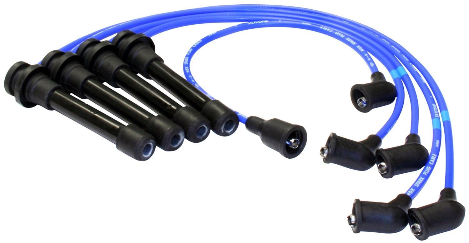 Front View of Spark Plug Wire Set NGK 9136