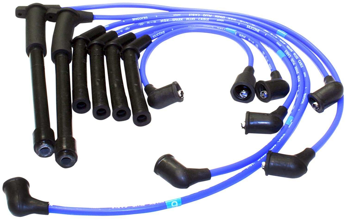 Front View of Spark Plug Wire Set NGK 9343