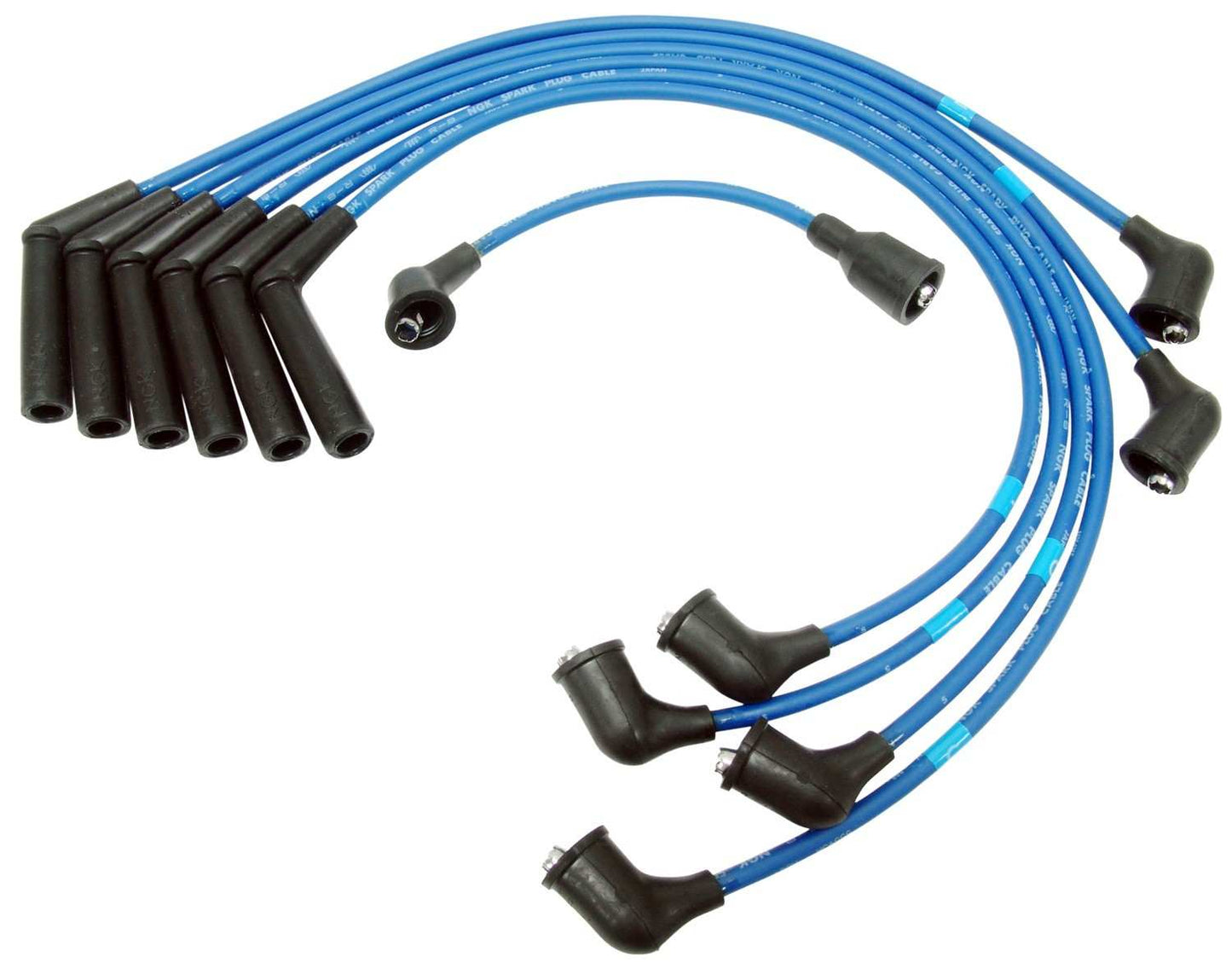 Front View of Spark Plug Wire Set NGK 9545