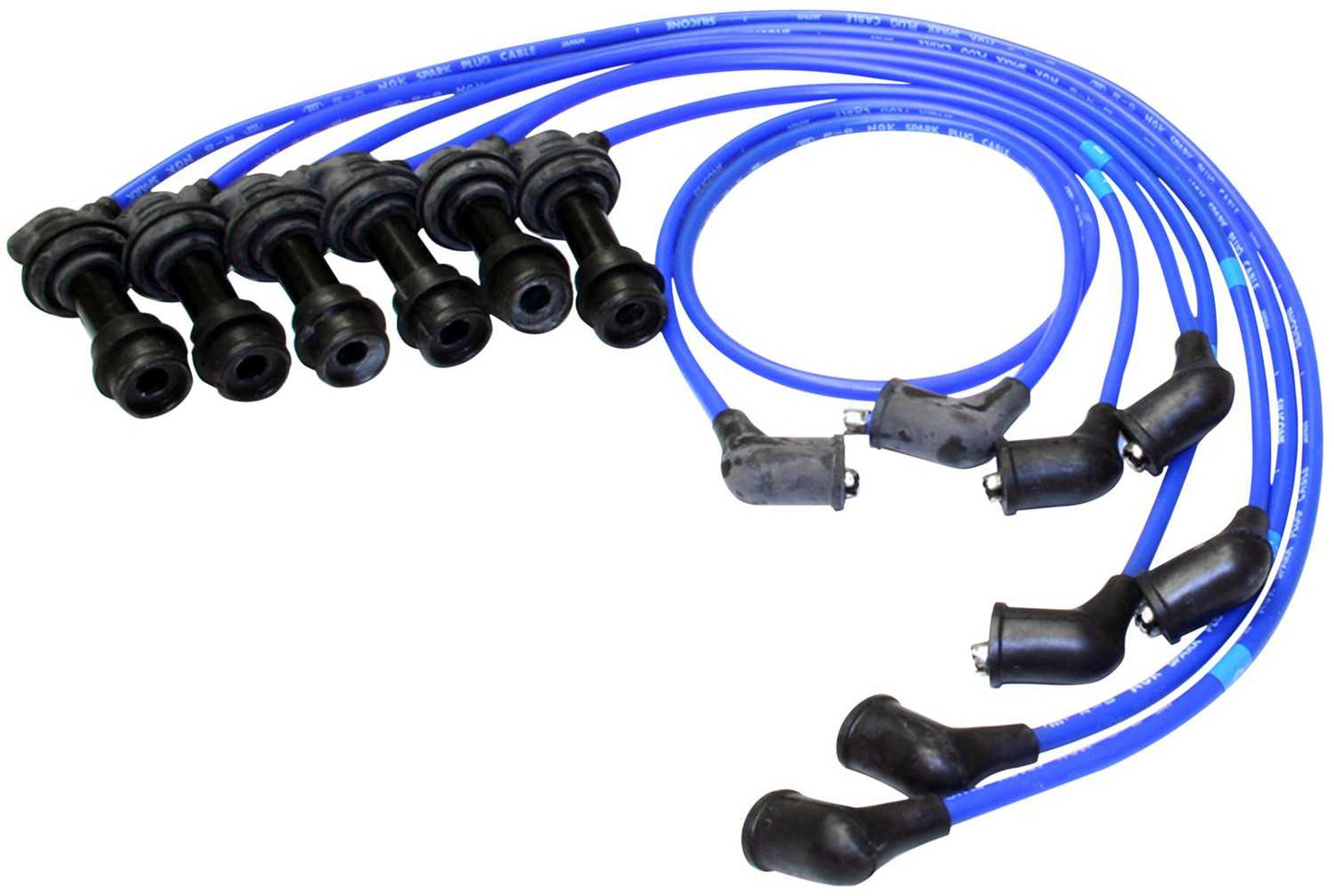 Front View of Spark Plug Wire Set NGK 9629