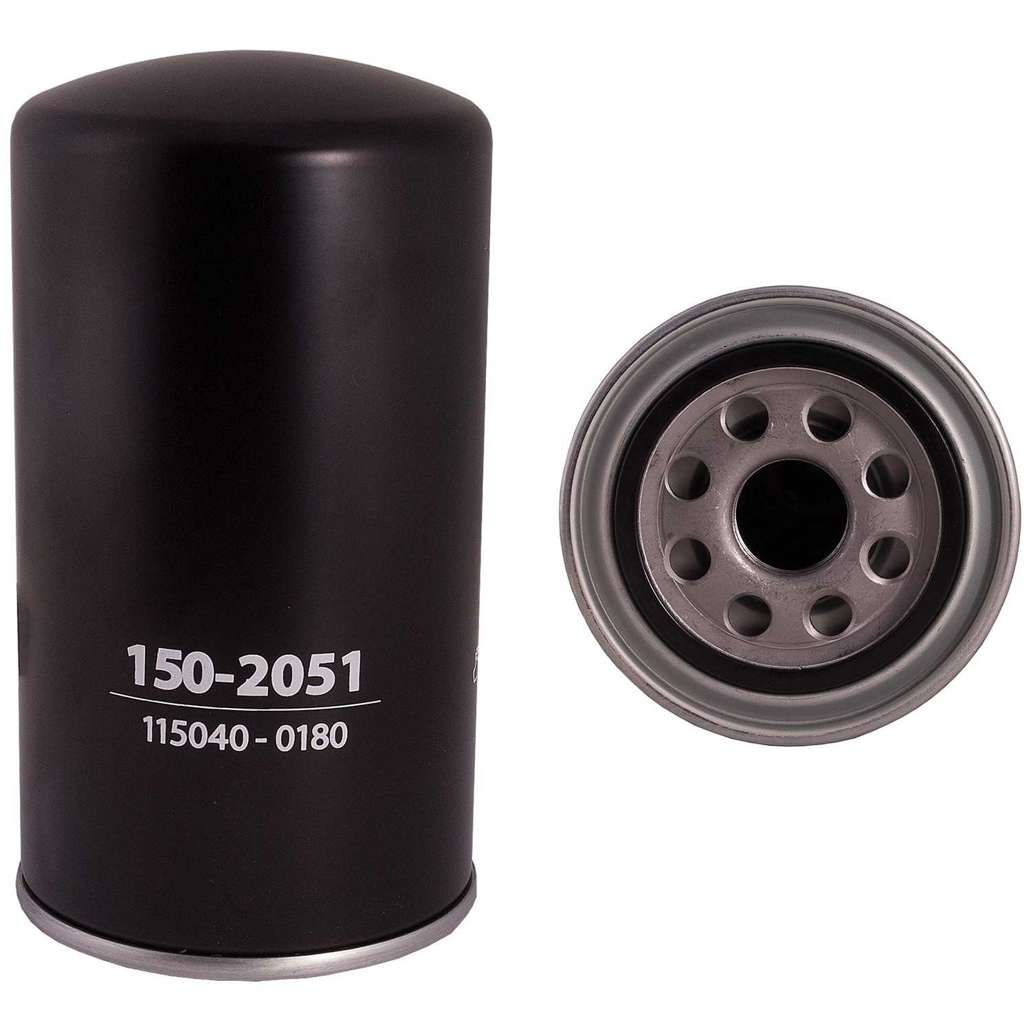 Front View of Engine Oil Filter DENSO 150-2051