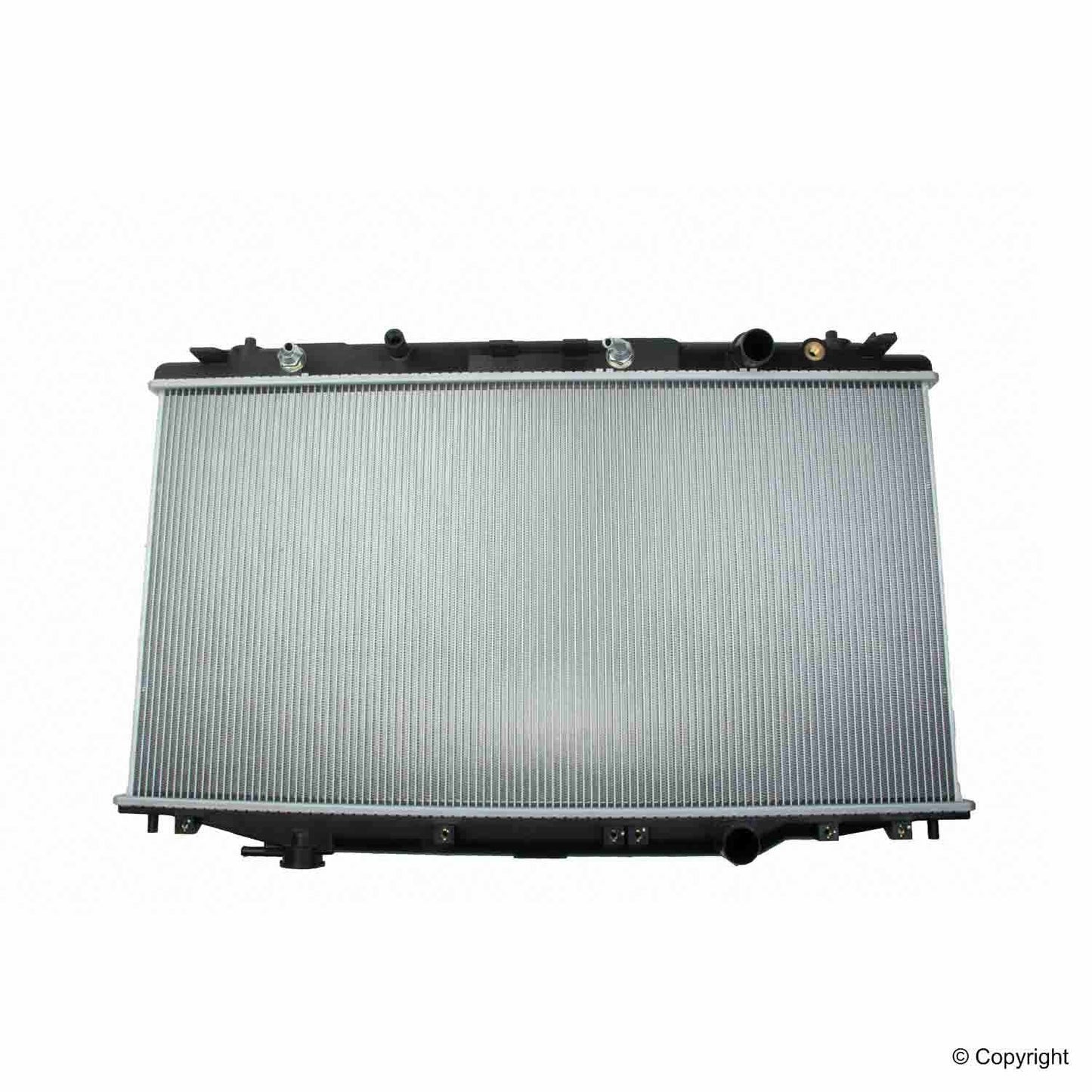 Top View of Radiator And A/C Condenser Assembly DENSO 221-3246