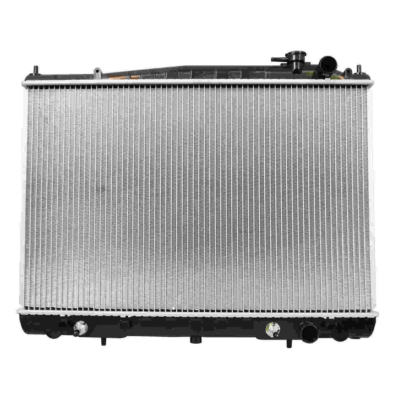 Back View of Radiator And A/C Condenser Assembly DENSO 221-3400