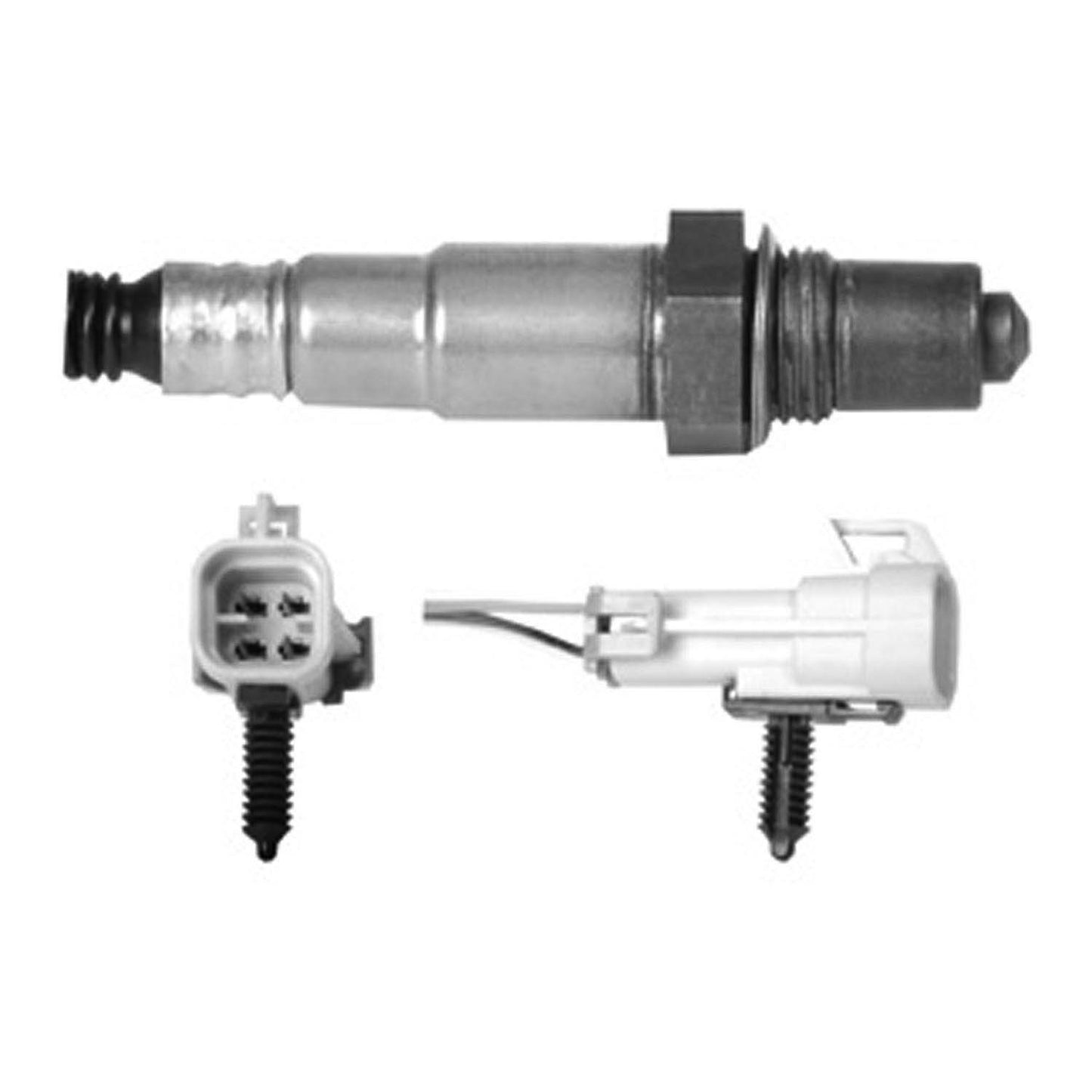 Front View of Downstream Left Oxygen Sensor DENSO 234-4244