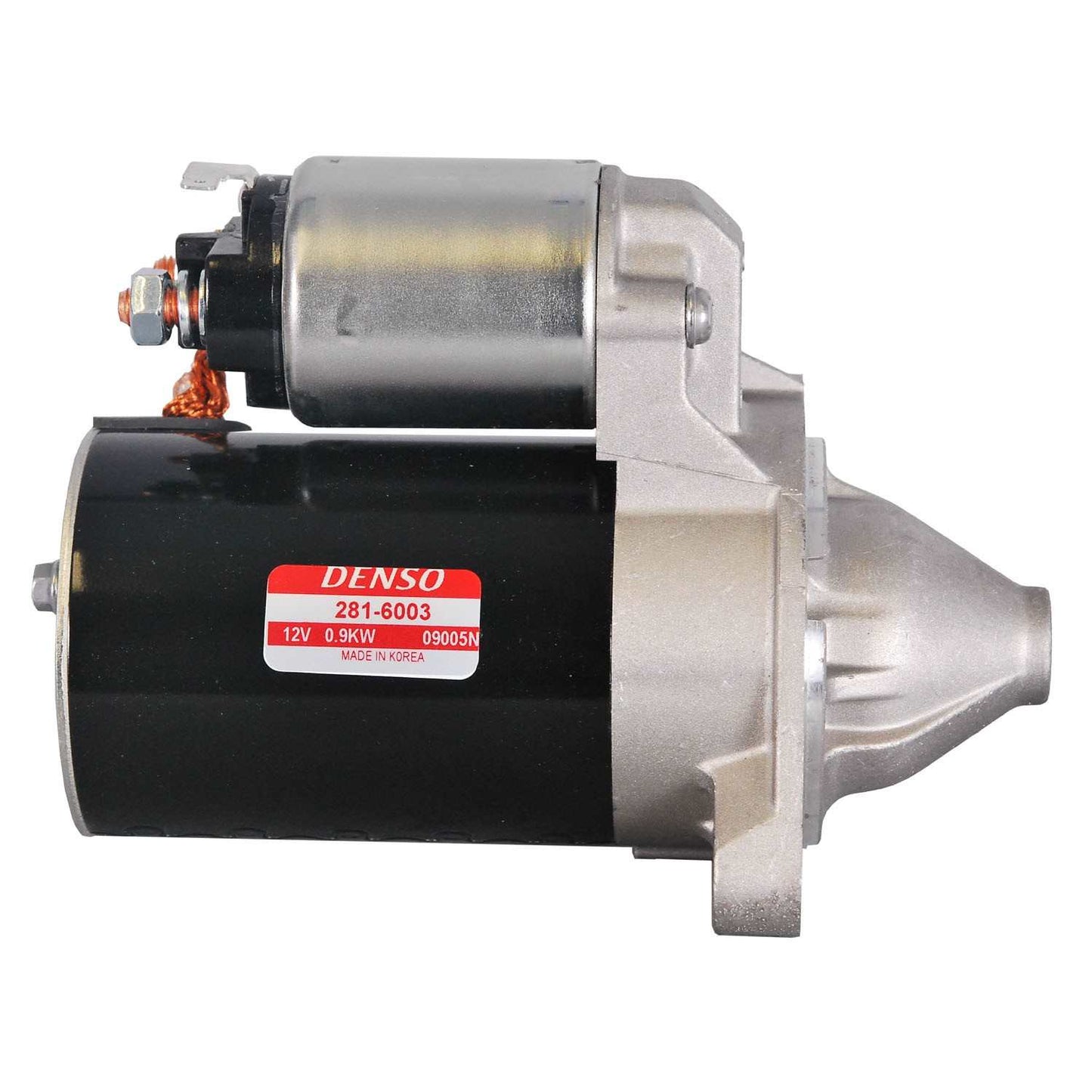 Starter Motor (0.9 Kwoe Equivalent) DENSO 281-6003 For Hyundai Kia Accent Rio5 Rio