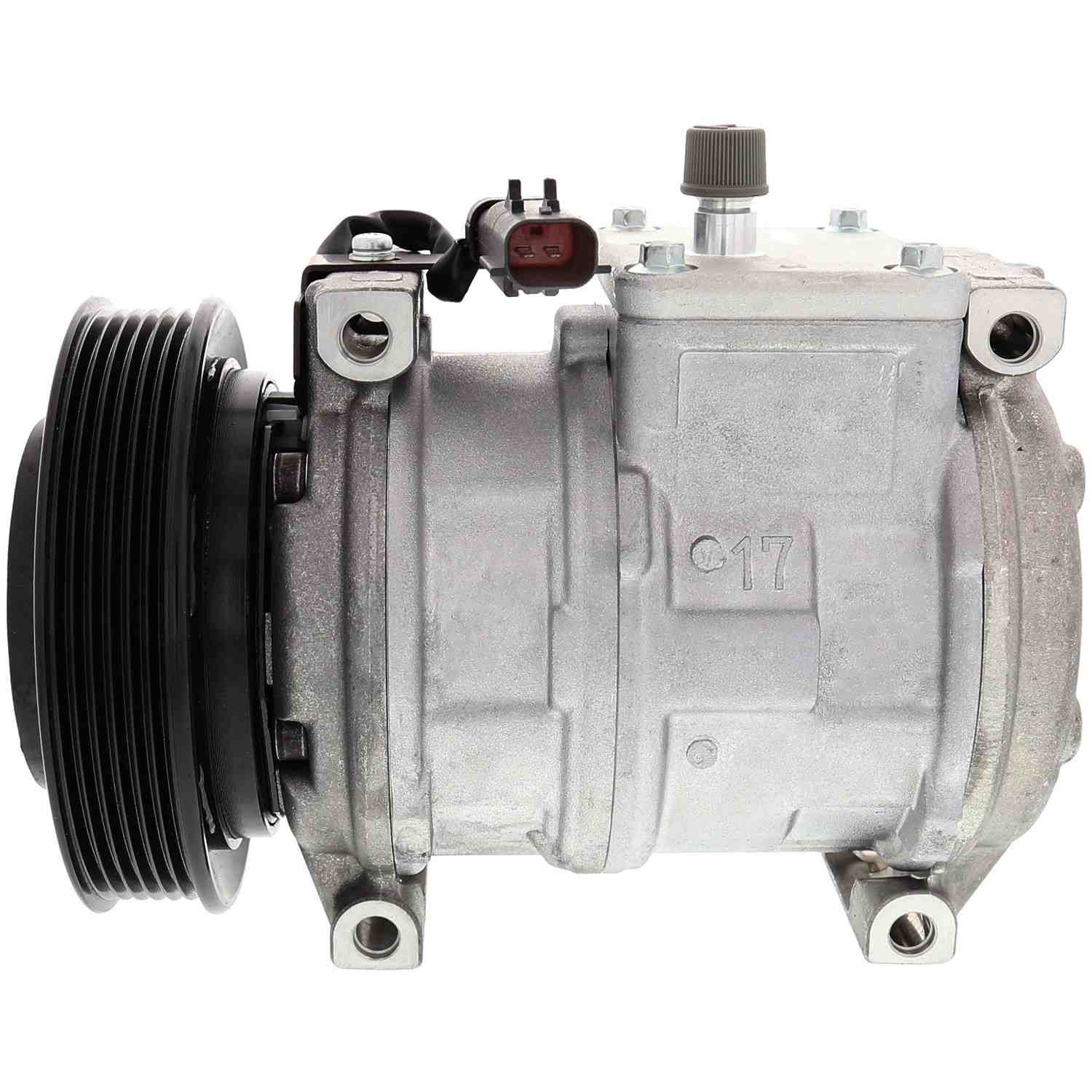 Side View of A/C Compressor DENSO 471-0100