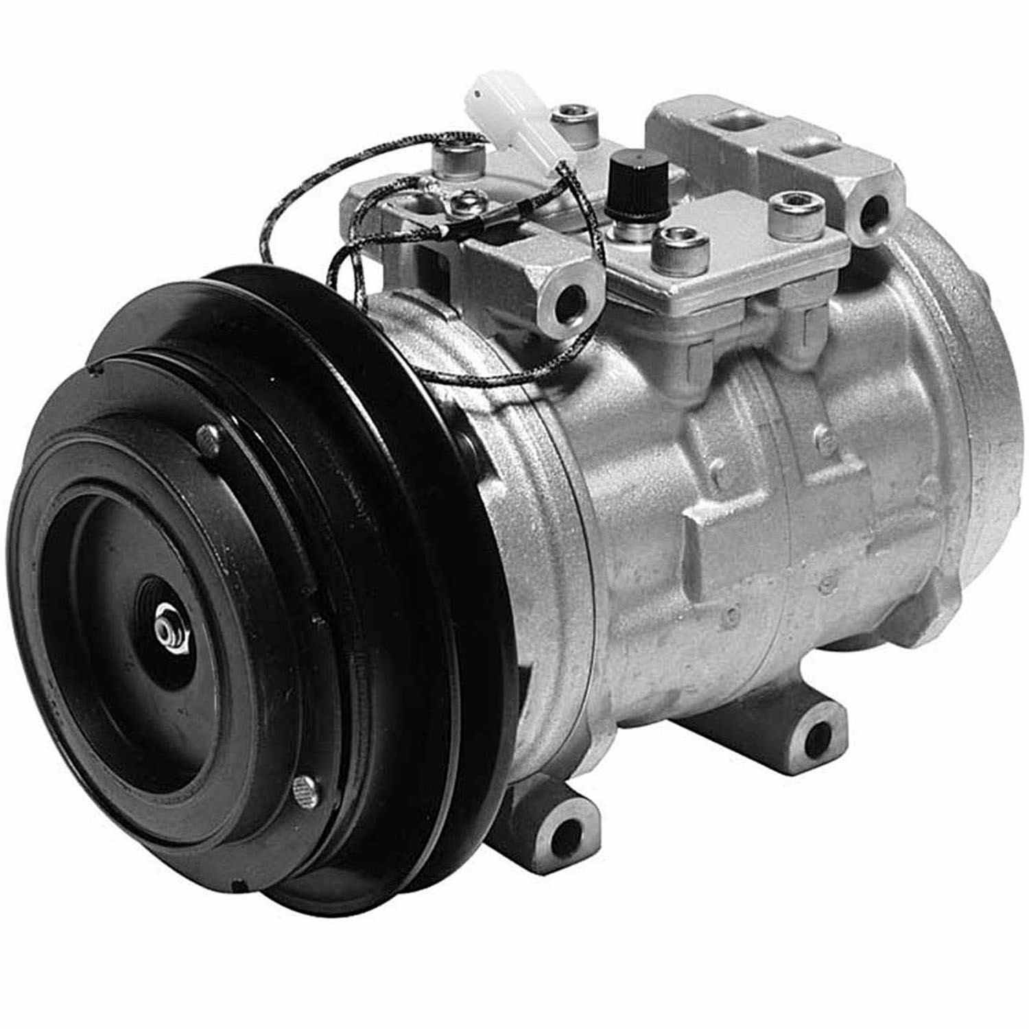 Front View of A/C Compressor DENSO 471-0133