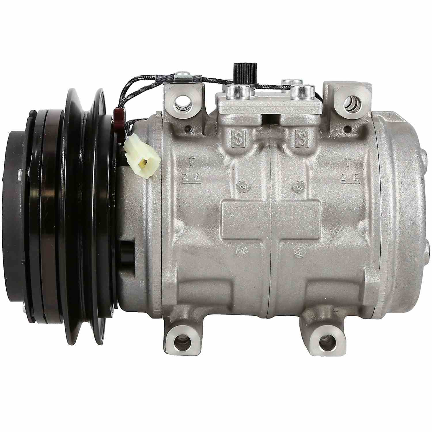 Side View of A/C Compressor DENSO 471-0133