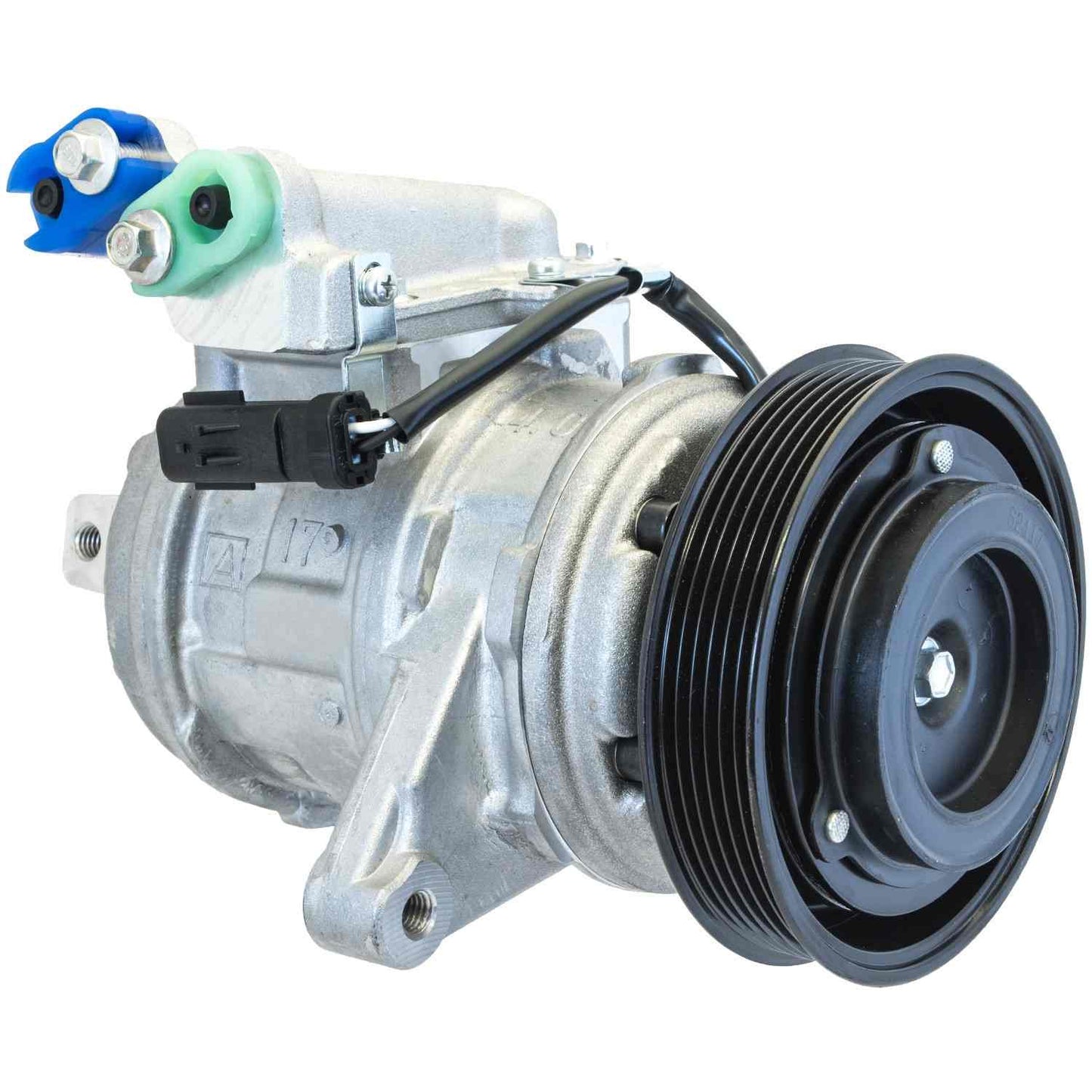 Angle View of A/C Compressor DENSO 471-0400