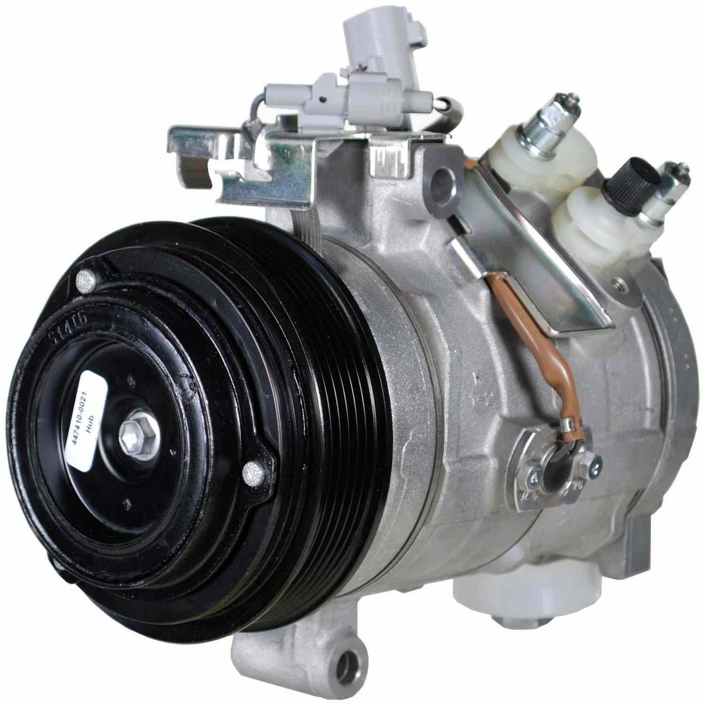 Angle View of A/C Compressor DENSO 471-1005