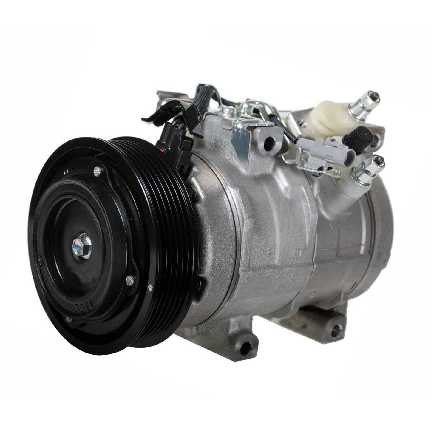 Angle View of A/C Compressor DENSO 471-1010