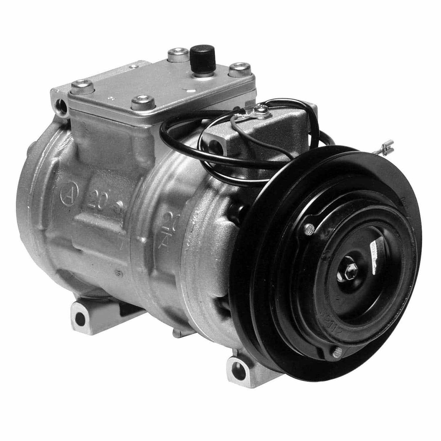 Angle View of A/C Compressor DENSO 471-1123