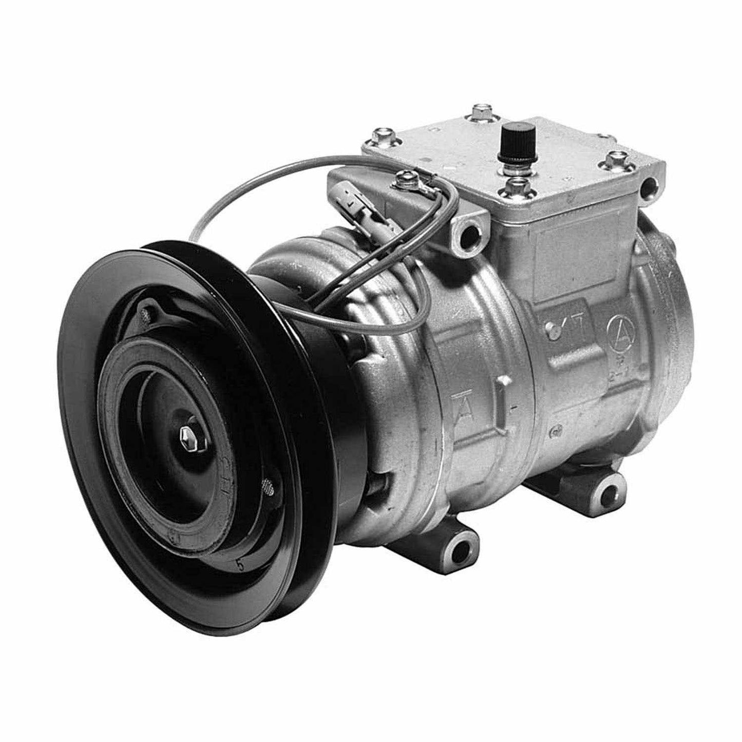 Angle View of A/C Compressor DENSO 471-1145